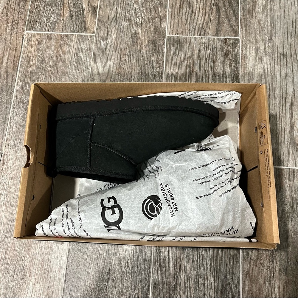 Men's UGG Black Suede Shoes